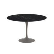 Saarinen 47" Round Dining Table Dining Tables Knoll Grey Nero Marquina marble, Satin finish 