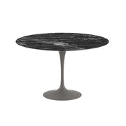 Saarinen 47" Round Dining Table Dining Tables Knoll Grey Portoro marble, Shiny finish 
