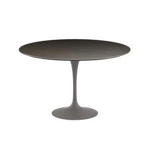 Saarinen 47" Round Dining Table Dining Tables Knoll Grey Slate, Natural 