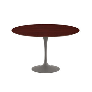 Saarinen 47" Round Dining Table Dining Tables Knoll Grey Reff Dark Cherry 