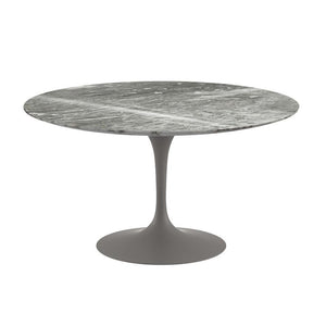 Saarinen 54" Round Dining Table Dining Tables Knoll Grey Grey marble, Shiny finish 