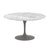 Saarinen 54" Round Dining Table Dining Tables Knoll Grey Carrara marble, Shiny finish 