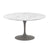 Saarinen 54" Round Dining Table Dining Tables Knoll Grey Carrara marble, Satin finish 