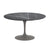 Saarinen 54" Round Dining Table Dining Tables Knoll Grey Grigio Marquina marble, Shiny finish 