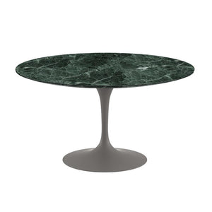 Saarinen 54" Round Dining Table Dining Tables Knoll Grey Verde Alpi marble, Satin finish 