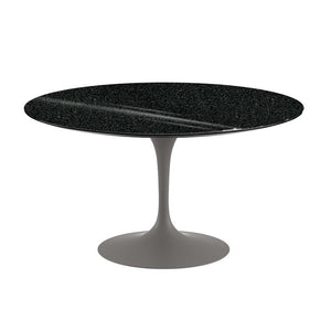 Saarinen 54" Round Dining Table Dining Tables Knoll Grey Black Andes, Granite 