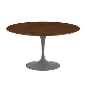 Saarinen 54" Round Dining Table Dining Tables Knoll Grey Light Walnut 