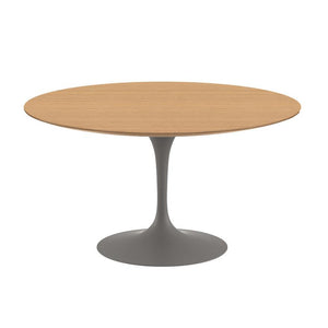 Saarinen 54" Round Dining Table Dining Tables Knoll Grey Light Oak 