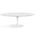 Saarinen 84" Oval Dining Table Dining Tables Knoll White Carrara marble, Satin finish 