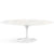 Saarinen 84" Oval Dining Table Dining Tables Knoll White Vetro Bianco 