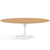 Saarinen 84" Oval Dining Table Dining Tables Knoll White Light Oak 