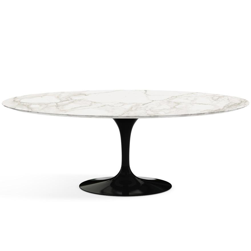 Saarinen 84&quot; Oval Dining Table Dining Tables Knoll 