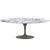 Saarinen 84" Oval Dining Table Dining Tables Knoll Grey Arabescato marble, Shiny finish 