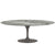 Saarinen 84" Oval Dining Table Dining Tables Knoll Grey Grey marble, Shiny finish 