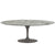 Saarinen 84" Oval Dining Table Dining Tables Knoll Grey Grey marble, Satin finish 