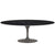 Saarinen 84" Oval Dining Table Dining Tables Knoll Grey Nero Marquina marble, Satin finis 