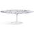 Saarinen 84" Oval Dining Table Dining Tables Knoll White Arabescato marble, Shiny finish 