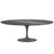 Saarinen 84" Oval Dining Table Dining Tables Knoll Grey Grigio Marquina marble, Shiny finish 