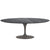 Saarinen 84" Oval Dining Table Dining Tables Knoll Grey Grigio Marquina marble, Satin finish 