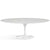 Saarinen 84" Oval Dining Table Dining Tables Knoll White White laminate, Satin finish 