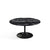 Saarinen Coffee Table - 35" Round Coffee Tables Knoll Black Portoro marble, Satin finish 