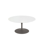 Saarinen Coffee Table - 35" Round Coffee Tables Knoll Grey White laminate, Satin finish 