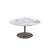 Saarinen Coffee Table - 35" Round Coffee Tables Knoll Grey Arabescato marble, Satin finish 