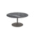 Saarinen Coffee Table - 35" Round Coffee Tables Knoll Grey Grigio Marquina marble, Shiny finish 