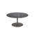 Saarinen Coffee Table - 35" Round Coffee Tables Knoll Grey Grigio Marquina marble, Satin finish 