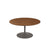 Saarinen Coffee Table - 35" Round Coffee Tables Knoll Grey Light Walnut 