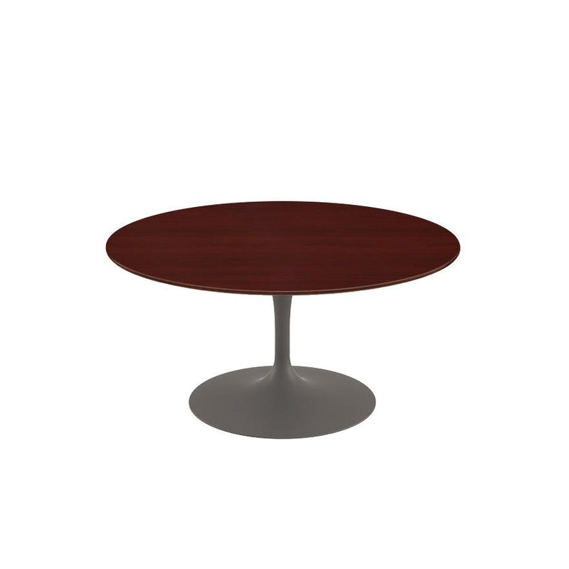 Saarinen Coffee Table - 35" Round Coffee Tables Knoll Grey Reff Dark Cherry 