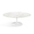 Saarinen Coffee Table - 42” Oval Dining Tables Knoll White Calacatta marble, Satin finish 