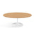 Saarinen Coffee Table - 42” Oval Dining Tables Knoll White Light Oak 