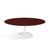 Saarinen Coffee Table - 42” Oval Dining Tables Knoll White Reff Dark Cherry 