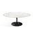 Saarinen Coffee Table - 42” Oval Dining Tables Knoll Black Calacatta marble, Satin finish 