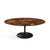 Saarinen Coffee Table - 42” Oval Dining Tables Knoll Black Espresso marble, Satin finish 