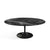 Saarinen Coffee Table - 42” Oval Dining Tables Knoll Black Portoro marble, Shiny finish 