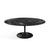 Saarinen Coffee Table - 42” Oval Dining Tables Knoll Black Portoro marble, Satin finish 