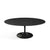 Saarinen Coffee Table - 42” Oval Dining Tables Knoll Black Ebonized Walnut 