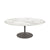 Saarinen Coffee Table - 42” Oval Dining Tables Knoll Grey Calacatta marble, Shiny finish 