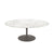 Saarinen Coffee Table - 42” Oval Dining Tables Knoll Grey Calacatta marble, Satin finish 