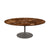 Saarinen Coffee Table - 42” Oval Dining Tables Knoll Grey Espresso marble, Satin finish 