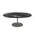 Saarinen Coffee Table - 42” Oval Dining Tables Knoll Grey Portoro marble, Shiny finish 