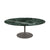 Saarinen Coffee Table - 42” Oval Dining Tables Knoll Grey Verde Alpi marble, Shiny finish 