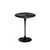 Saarinen Side Table - 16" Round side/end table Knoll Black Portoro marble, Shiny finish 