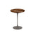 Saarinen Side Table - 16" Round side/end table Knoll Grey Espresso marble, Shiny finish 