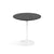 Saarinen Side Table - 20” Round side/end table Knoll White Ebonized Walnut 