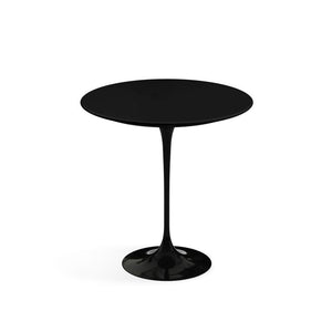 Saarinen Side Table - 20” Round side/end table Knoll Black Black laminate, Satin finish 