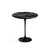 Saarinen Side Table - 20” Round side/end table Knoll Black Portoro marble, Shiny finish 