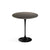 Saarinen Side Table - 20” Round side/end table Knoll Black Slate, Natural 